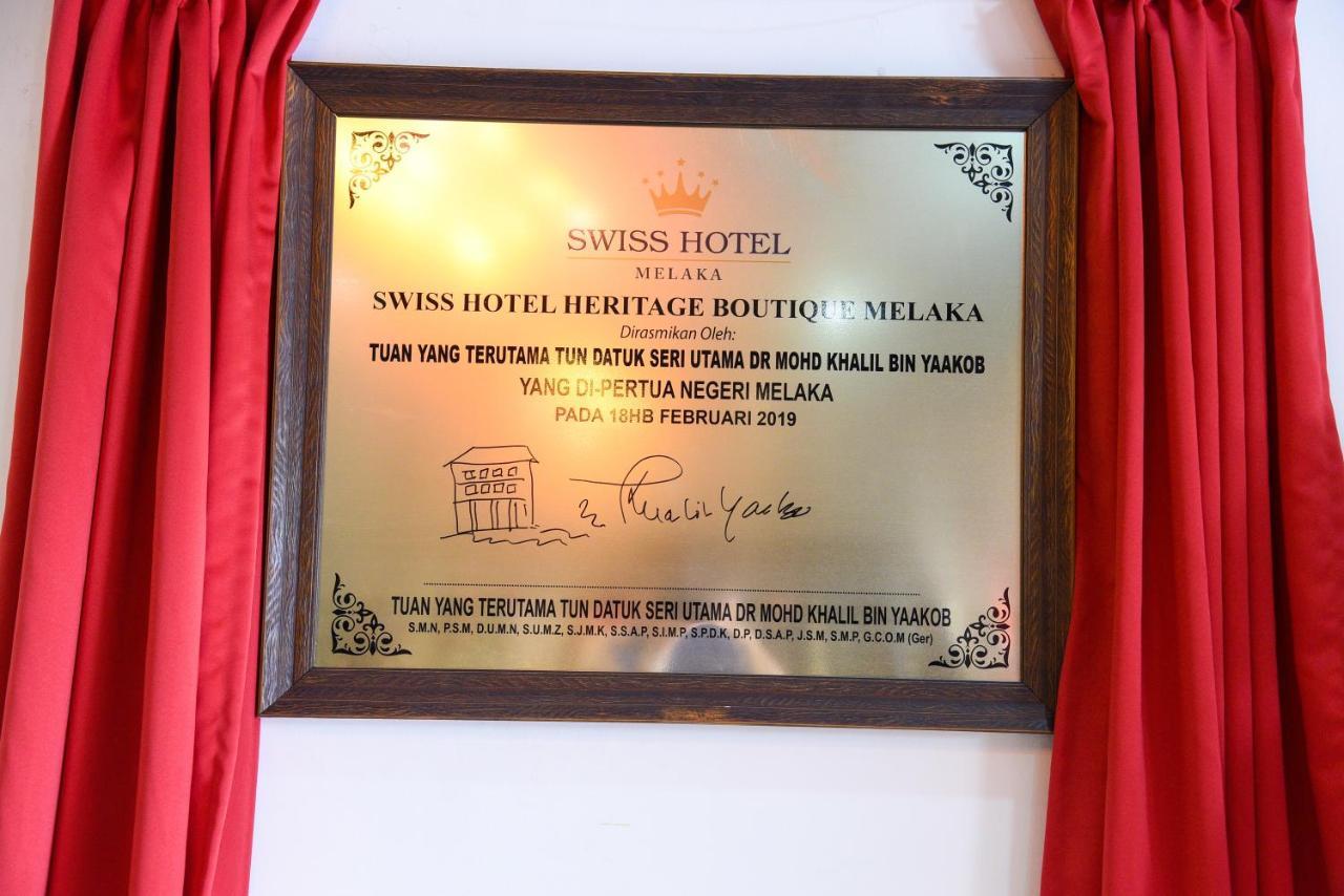 Swiss Hotel Heritage Boutique Melaka Eksteriør billede